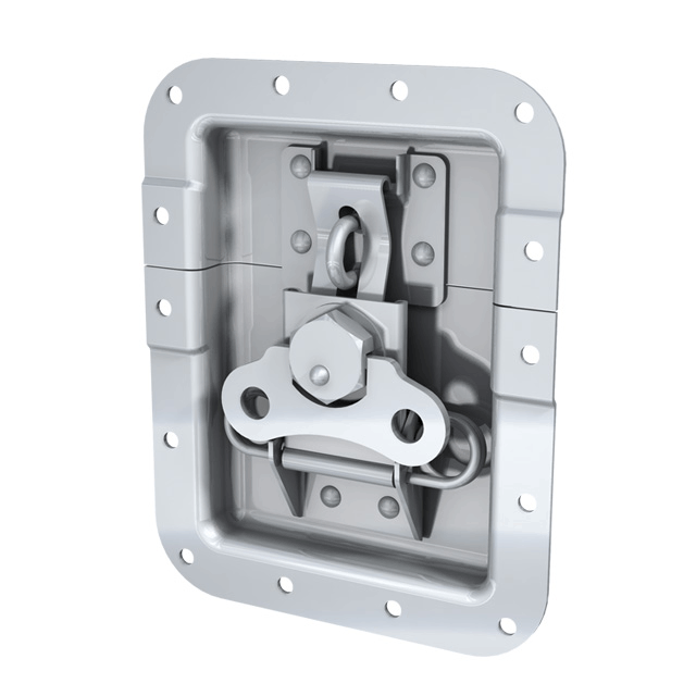 Chapa grande c/ranura aluminio c/porta candado TCH SKU: VV1025