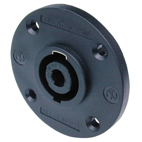 Conector speakon de chasis de 4 polos redondo