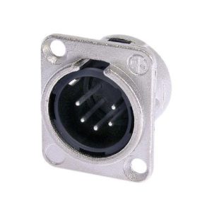 Conector chasis 5 polos macho XLR
