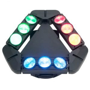 EFECTO LED SPIDER 9X3W GLOWING