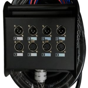 Multipar 4 canales 4 retornos de 10 mts. PRODB SC048-8