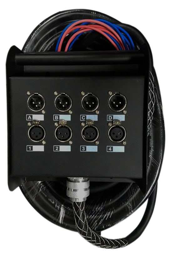 Multipar 4 canales 4 retornos de 10 mts. PRODB SC048-8