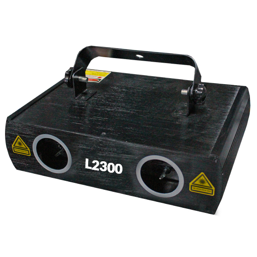 Laser doble verde 100mW L2300