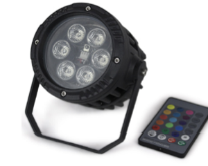 FOCO PAR LED 6X3W IP65 OUTDOOR Glowing
