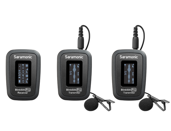 Microfono lavalier inalámbrico ULTRA PORTABLE UHF SARAMONIC BLINK500 PRO2 PACK
