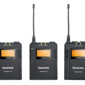 Pack lavalier inalámbrico PORTABLE UHF SARAMONIC UWMIC9 KIT2