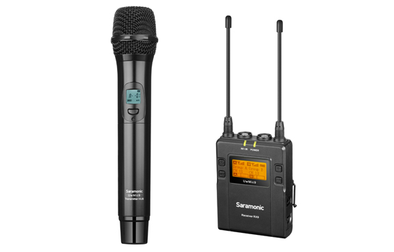 Pack inalámbrico de mano PORTABLE UHF SARAMONIC UWMIC9 KIT4