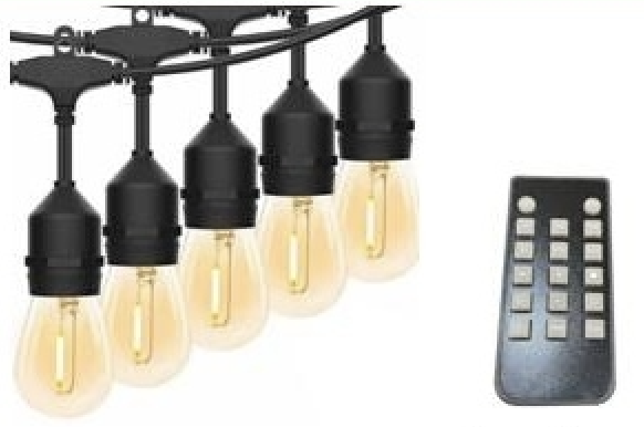 Guirnalda LED Dimeable 14.6mts Outdoor S14 C/Control Glowing